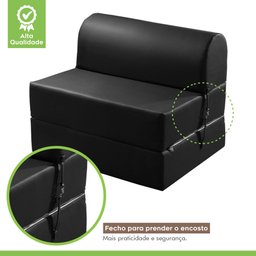 Sofá Cama Solteiro 65cm D33 Smart  - 5