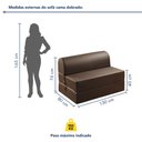 Ver imagem 4 de Sofá Cama Casal 130cm D33 Smart 