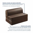 Ver mais imagens de Sofá Cama Casal 130cm D33 Smart Marrom