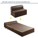 Ver imagem 7 de Sofá Cama Casal 130cm D33 Smart Marrom