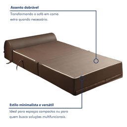 Sofá Cama Casal 130cm D33 Smart  - 11