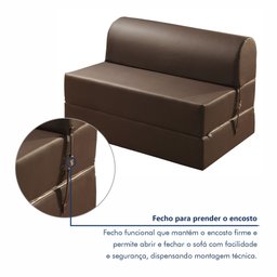 Sofá Cama Casal 130cm D33 Smart  - 10