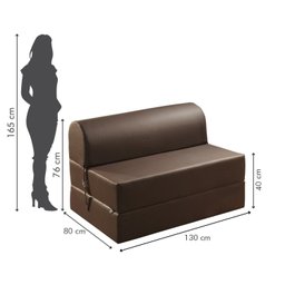 Sofá Cama Casal 130cm D33 Smart  - 4