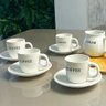 Jogo 4 Xícaras Cremona C/ Pires de Cerâmica 130ml- Haüskraft Hauskraft - 5