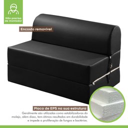 Sofá Cama Casal 130cm D33 Smart  - 6