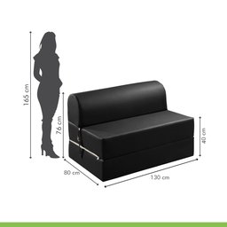 Sofá Cama Casal 130cm D33 Smart  - 8