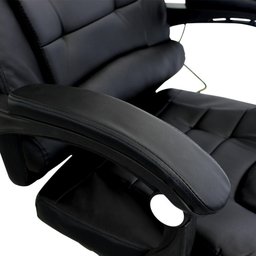 Cadeira de Escritório Presidente Massagem e Aquecimento - Bivolt - 10