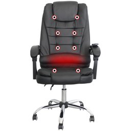 Cadeira de Escritório Presidente Massagem e Aquecimento - Bivolt - 1