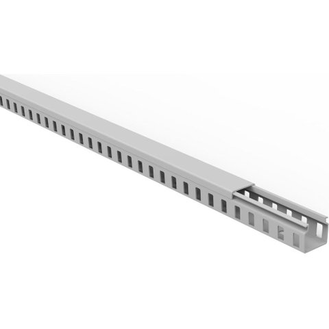 Canaleta para Painel Tramontina Semiaberta Cinza 30x30x2000 Mm