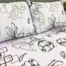 Jogo de Cama Casal Malha Dream Cotton Grafito Cinza - 3