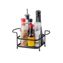 Ver imagem 1 de Porta Temperos Condimentos Suporte Aço Preto - Cód 08336