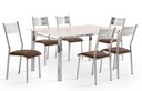 Ver imagem 1 de Jogo de Mesa Aço Nobre Ortencia com 6 Cadeiras