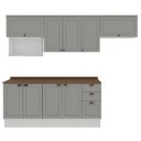 Ver imagem 3 de Armário de Cozinha Modulada 2,80m 11 Peças Iluminata Genialflex