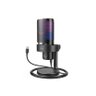 Microfone Profissional Gamer Usb Rgb Preto - Modelo Fifine A9 - 2