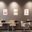 Ver imagem 4 de Kit 03 Placas Mdf Decoração Salão Estética Beleza Tam A4 Sb1