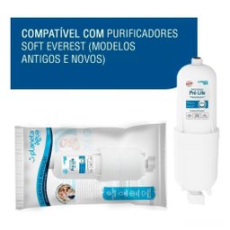 Kit 2 Refil Filtro Planeta Água Pró Life Soft Everest - 4