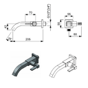 Ver imagem 2 de TORNEIRA LAVATORIO CELITE PAREDE LOTUS CR B5003CACRB