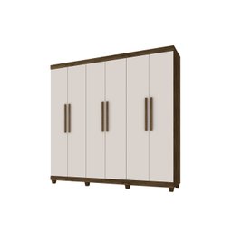 Roupeiro Berlim - Lanza:jacarandá/off White - 2