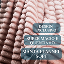 Ver imagem 4 de Cobertor Grosso Coberdrom Honey Casal Queen Fofinha e Quentinha Fluffly:rosa