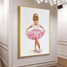 Quadro Jovem Bailarina:60X40 cm/BRANCA - 2