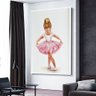Quadro Jovem Bailarina:60X40 cm/BRANCA - 3