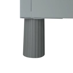 Armário Roupeiro Aço 4 Portas Academia- Locker Guarda Volume - Cinza - 4