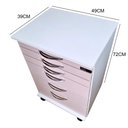 Ver imagem 2 de Balcão Gaveteiro Odontológico C/ 5 Gavetas - Armário Auxiliar