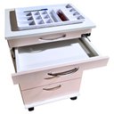 Ver imagem 1 de Balcão Gaveteiro Odontológico C/ 5 Gavetas - Armário Auxiliar