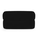 Ver imagem 7 de Sofá Orgânico 03 Lugares Living Glee 170cm Veludo Preto - Desk Design