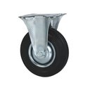 Ver imagem 1 de Rodizio Fixo de Borracha Preto Médio 8" Capacidade 150kg Marcon RM-87