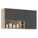 Ver imagem 1 de Armário Aéreo para Cozinha Firenze Nicho 2 Portas Demóbile