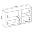 Ver imagem 4 de Armário Aéreo para Cozinha Firenze Nicho 2 Portas Demóbile