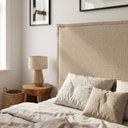 Ver imagem 5 de Cabeceira para Cama Box Casal Padrão Virella 140cm Moderna com Frame Bouclê Bege - Desk Design