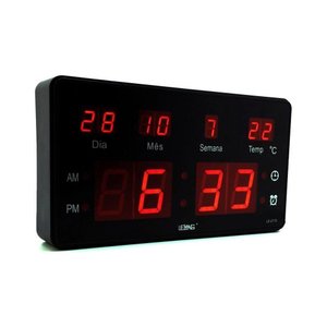 Relógio de Parede Digital Lelong Le2114