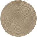 Ver imagem 1 de Kit 10 Americano Requinte Liso para Mesa Redondo 38cm Palha