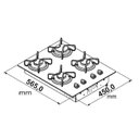 Ver imagem 7 de Cooktop 4 Bocas Essencial á Gás Bivolt Itatiaia Preto