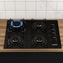 Ver imagem 6 de Cooktop 4 Bocas Essencial á Gás Bivolt Itatiaia Preto