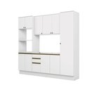 Ver imagem 2 de Cozinha Compacta Celeste Kappesberg 100% Mdf Branco 240cm
