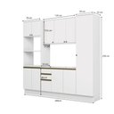 Ver imagem 4 de Cozinha Compacta Celeste Kappesberg 100% Mdf Branco 240cm
