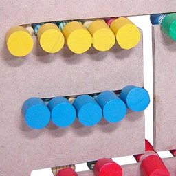 Passa Cores em Madeira - Multicolorido - Dicá - 5