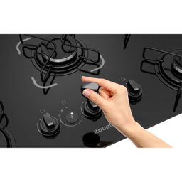 Cooktop 5 Bocas Essencial á Gás Bivolt Itatiaia Preto - 5