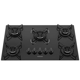 Cooktop 5 Bocas Essencial á Gás Bivolt Itatiaia Preto - 3