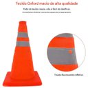 Ver imagem 7 de Cone Retratil Flexivel Kit 26 Uni Sinalizaçao Estrada Dobravel Alerta Obra Rodovia Segurança Emergen