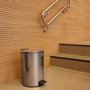 Ver imagem 2 de Lixeira 12l Pedal e Balde Interno Removível Inox Tramontina Cozinha Banheiro Escritório
