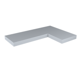 Escrivaninha Suspensa em L - 2 Escrivaninha Suspensa em L - 2