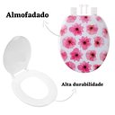 Ver imagem 5 de Tampa Sanitaria Oval Decorada Almofadada Universal Macia Assento de Vaso para Banheiro Privada e Cas