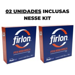 Fita Veda Rosca Teflon 18mm x 10m | Firlon | Kit 02 Un - 2