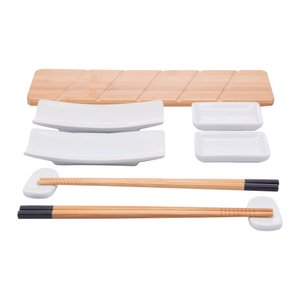 Cj 9 Peças para Sushi de Bambu Nagoya