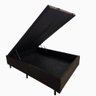 Base Cama Box com Baú Solteiro, Queen, Casal, King Corino Marrom - Marrom - Casal - 10