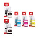 Ver imagem 1 de Kit 5 Refil de Tinta Gi190 Canon Original Gi-190 G190